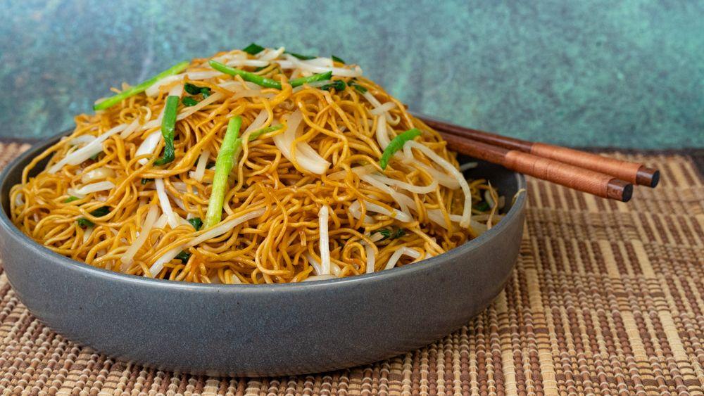 canton stir  fried noodles