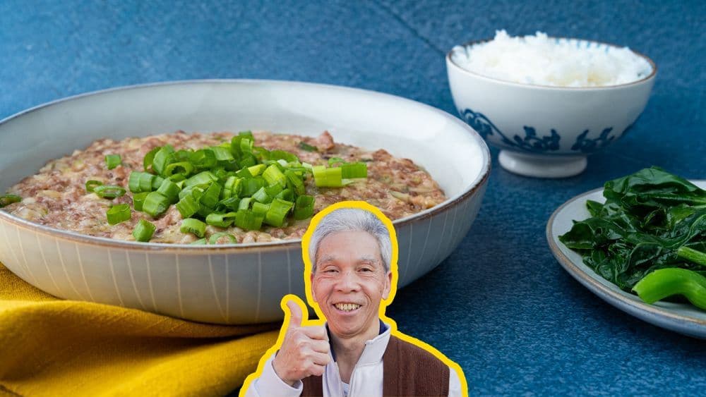 Steamed Pork Patty (榨菜蒸豬肉餅) — Daddy Lau