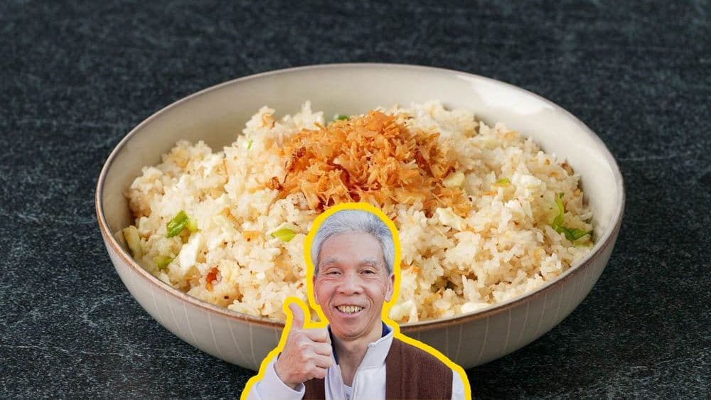 Dried Scallop & Egg White Fried Rice (瑤柱蛋白炒飯) — Daddy Lau