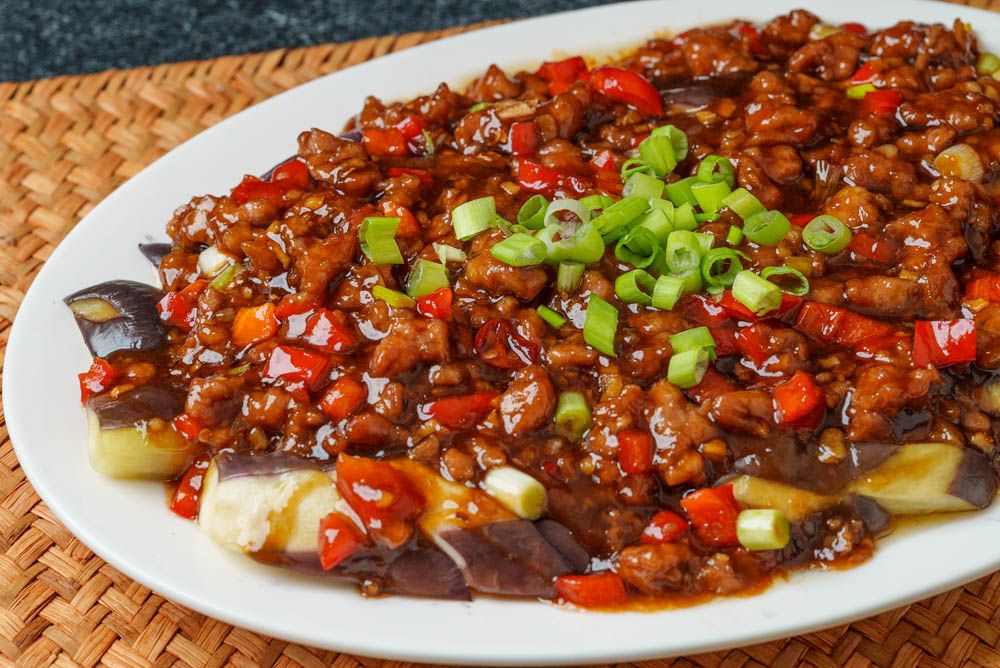 Chinese Eggplant with Yuxiang Sauce (蒸茄子)