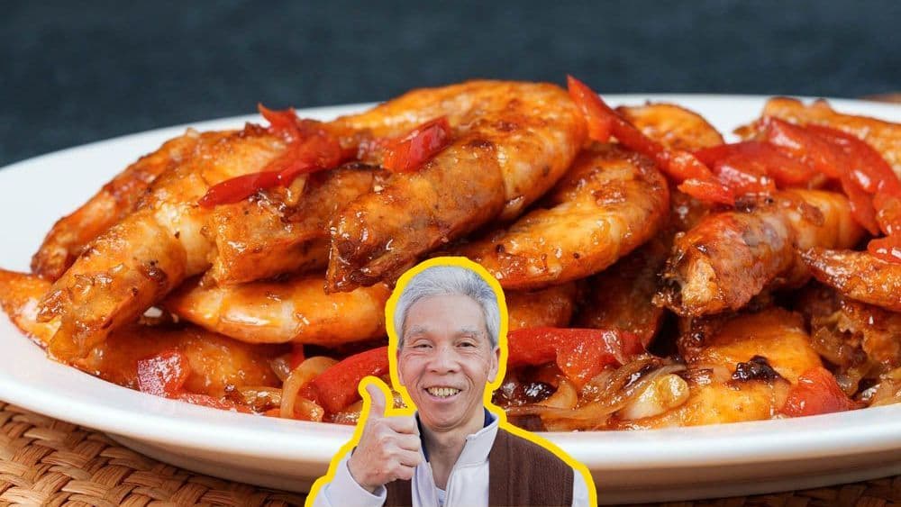 Prawns with Black Bean Sauce (豉汁蝦) — Daddy Lau