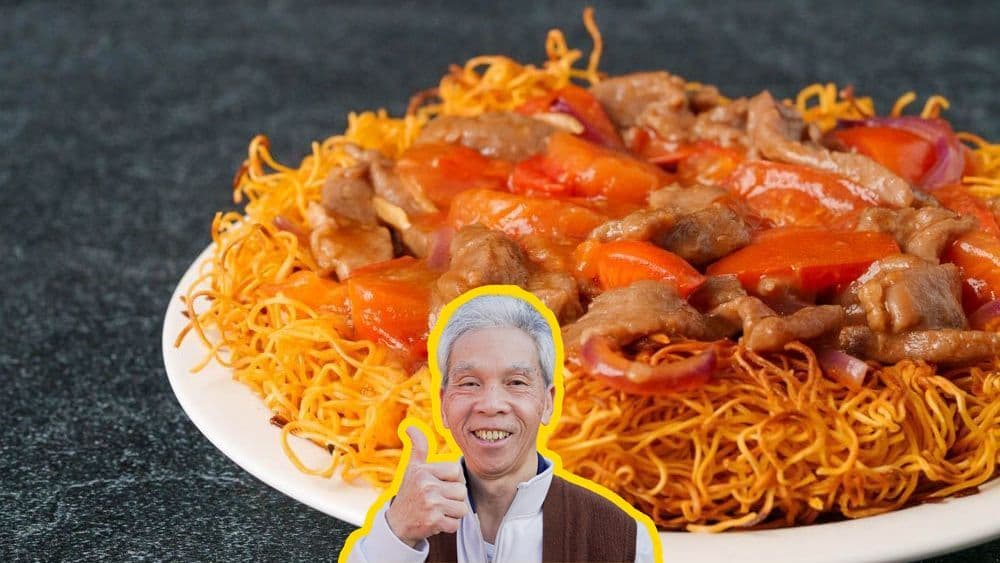 Tomato & Beef Pan-fried Noodles (HK Style) (番茄牛肉煎麵) — Daddy Lau
