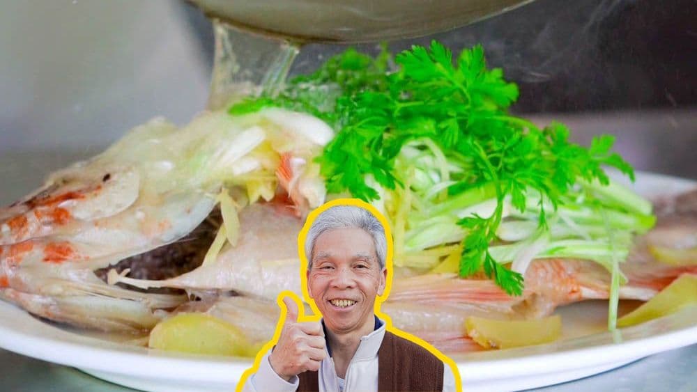 Steamed Fish with Ginger & Scallion (薑葱蒸魚) — Daddy Lau