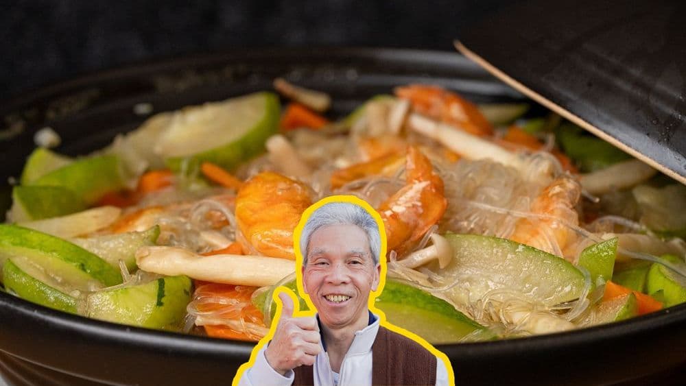 Fuzzy Melon with Vermicelli & Shrimp (節瓜粉絲蝦煲) — Daddy Lau