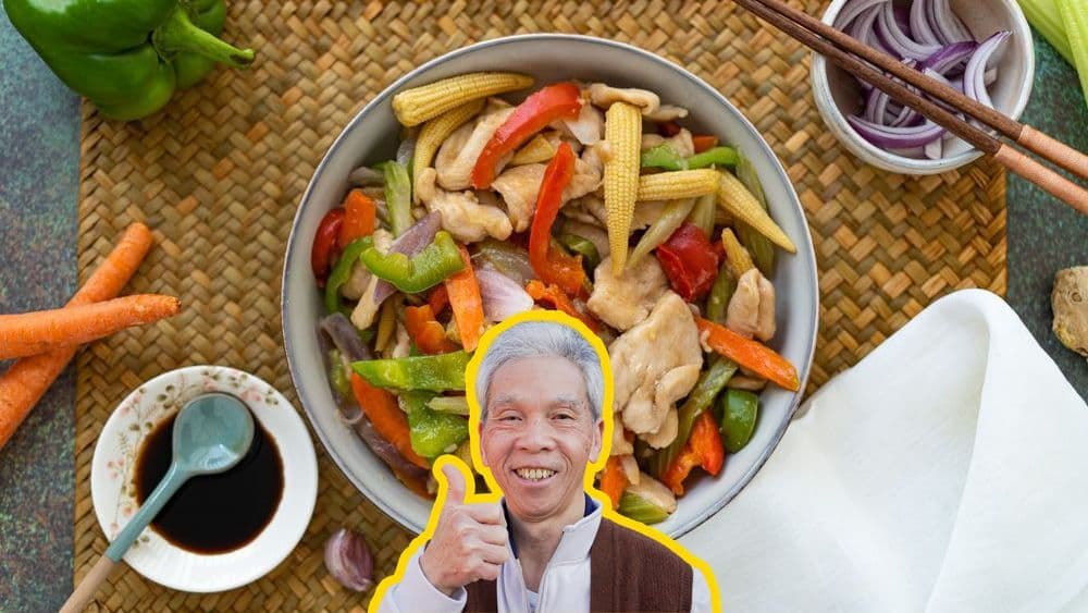 Rainbow Chicken Stir Fry (七彩炒雞) — Daddy Lau